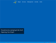 Tablet Screenshot of camping-beausejour.com